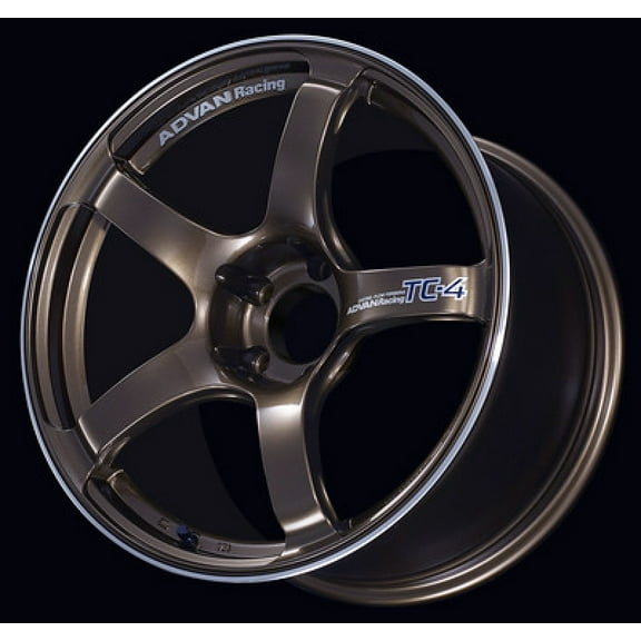Advan TC4 17x8.5 +31 5-114.3 Umber Bronze Metallic & Ring Wheel