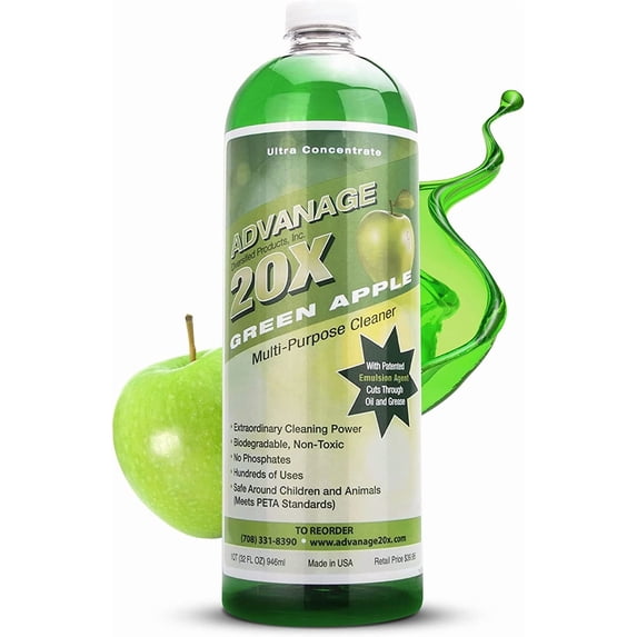 ADVANAGE 20X Multi-Purpose Cleaner Green Apple - 20X is Our Newest Formula!
