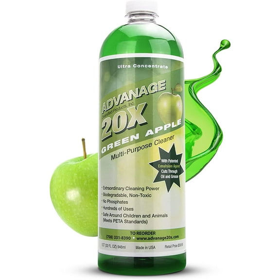 ADVANAGE 20X Multi-Purpose Cleaner Green Apple - 20X is Our Newest Formula!