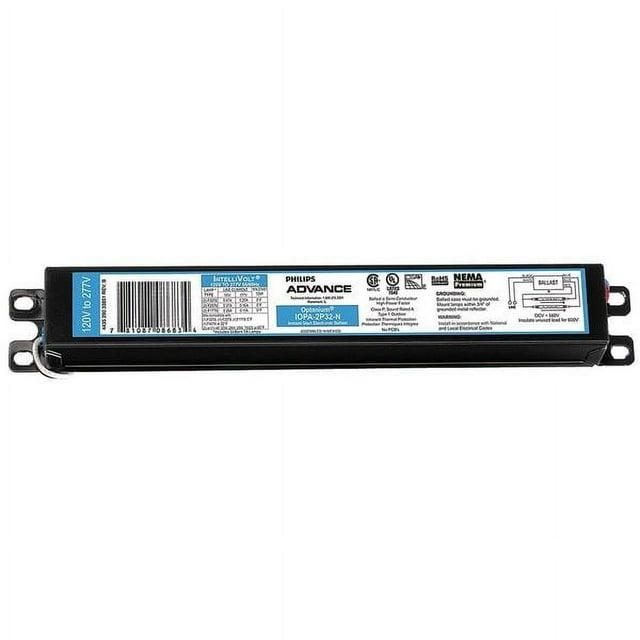 Philips Electronic Ballast for 2 Bulbs 443529037192