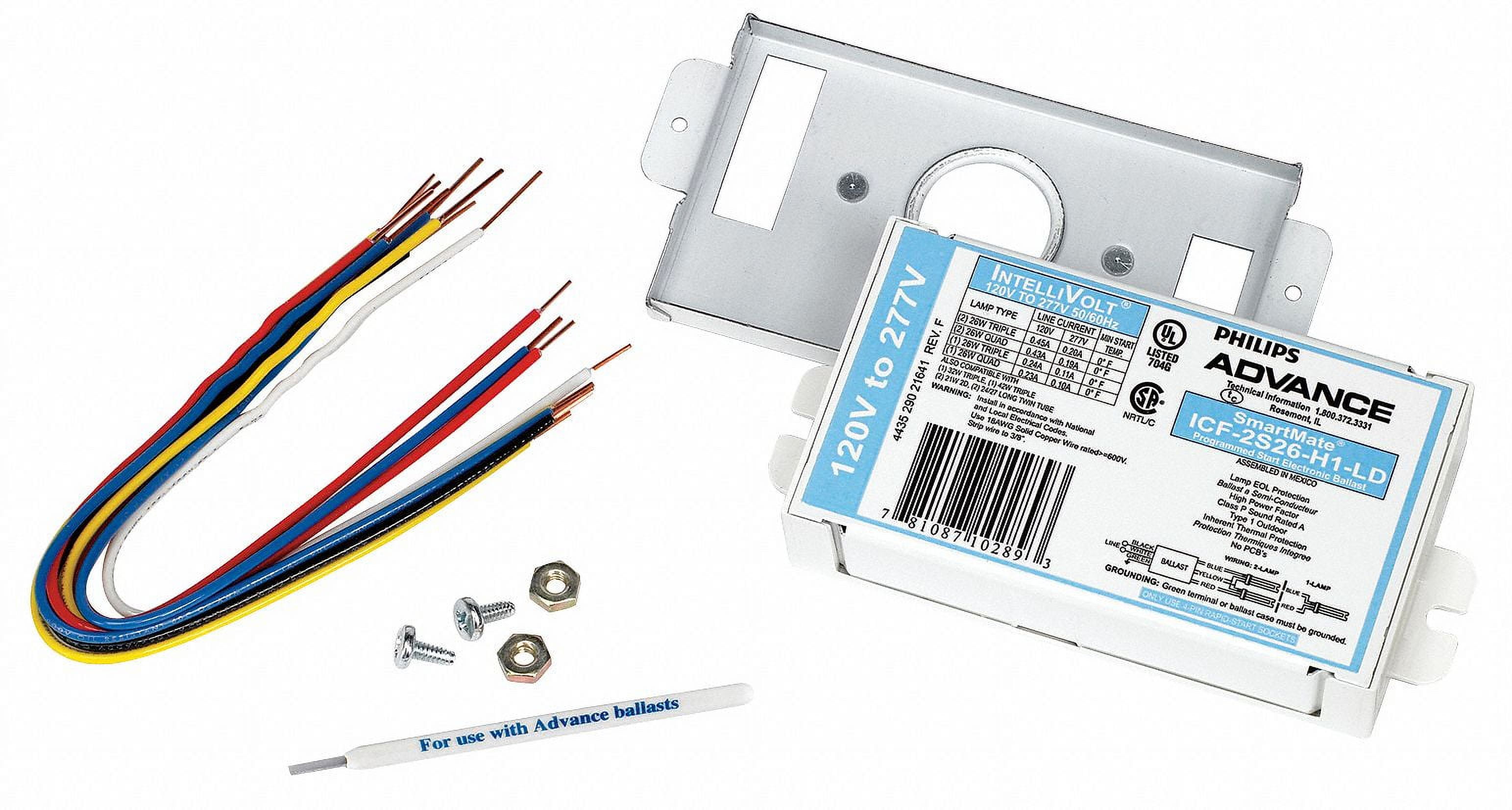 Advance CFL Ballast,Programmed Start,21W ICF2S18H1LDK