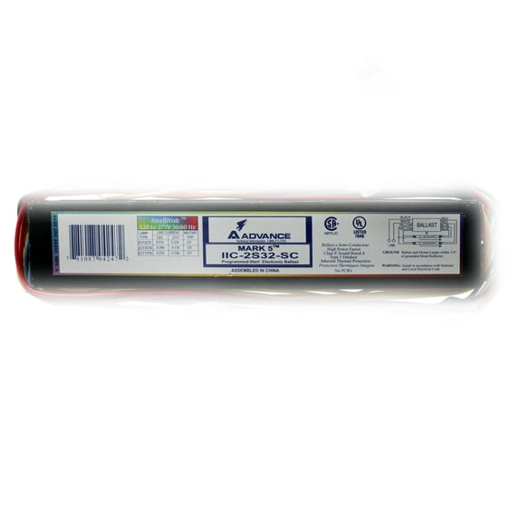 Advance IIC-2S32-SC Mark5 Ballast, 2-Lamp, F32T8, 32W T8, 120/277V