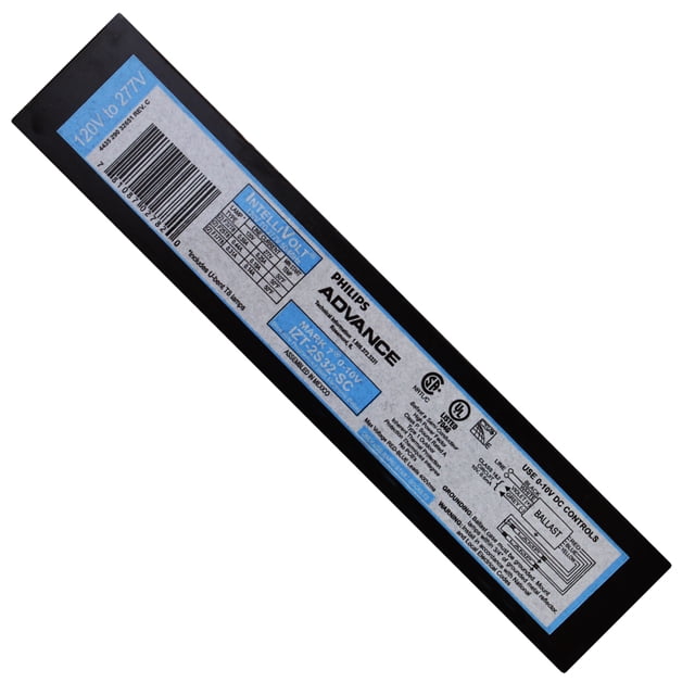 Advance IZT-2S32-SC Dimmable Fluorescent Electronic Ballast, F32T8, 2 ...