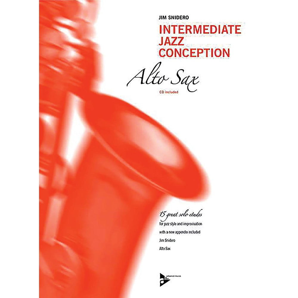Advance Music: Intermediate Jazz Conception: Intermediate Jazz Conception Alto & Baritone Saxophone: 15 Great Solo Etudes for Jazz Style and Improvisation, Book & Online Audio (Paperback)