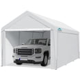 thumbnail image 1 of Advance Outdoor 10’ x 20’ x 95’-11’ White Heavy Duty Carport, 1 of 6