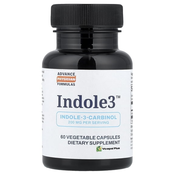 Advance Physician Formulas Indole-3-Carbinol, 200 mg, 60 Vegetable Capsules