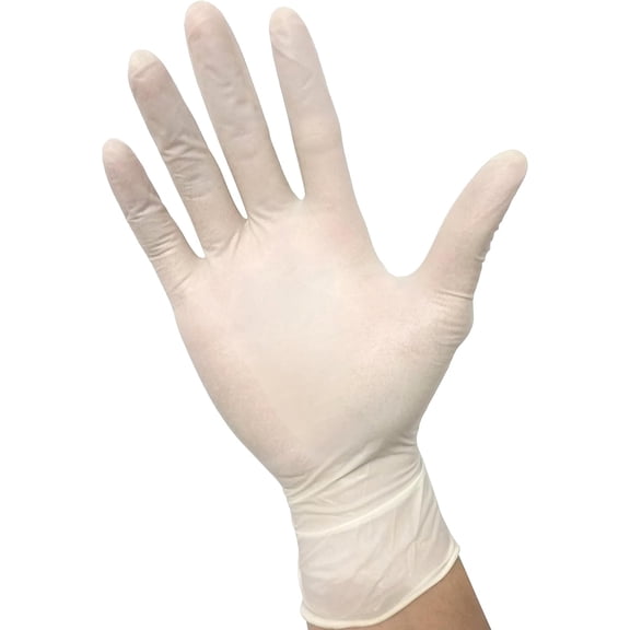 Advance Powder-Free Latex Industrial Gloves, Large, 100 Count, Natural (B008N17V32)