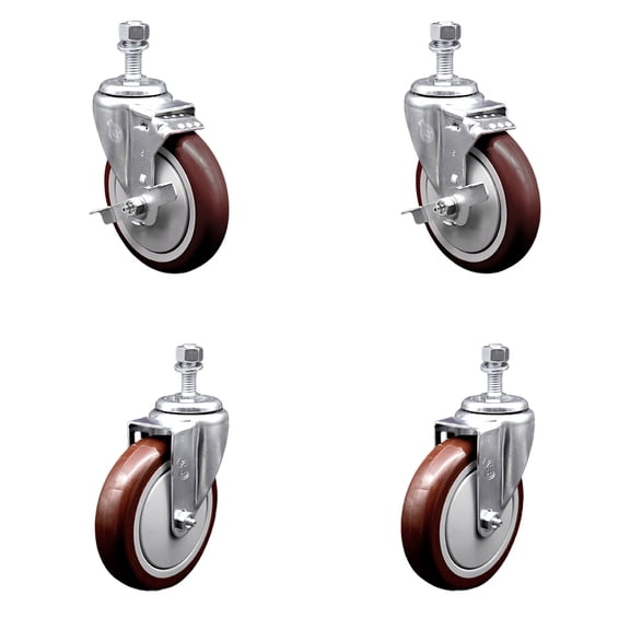 Advance Tabco 190TA2554KIT Replacement Caster Set with Brakes – SCC