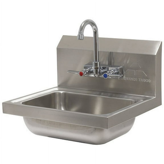 Advance Tabco Hand Sink,Wall,17-1/4 In. L,15-1/4 In. W 7-PS-60