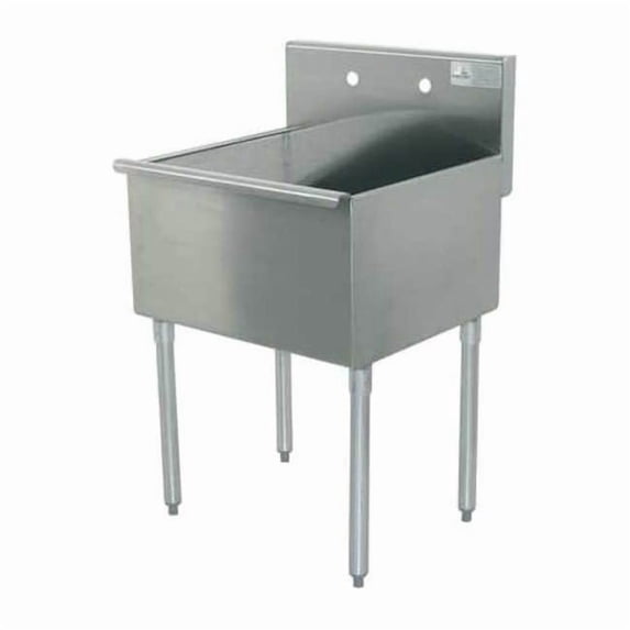 Scullery Sink 36 in x 24 in, 1, 2, Floor, Stainless Steel 4-41-36