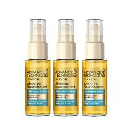 Advance Techniques Absolute Nourishment Hair Serum- Argan Oil 1 oz X 3 CT