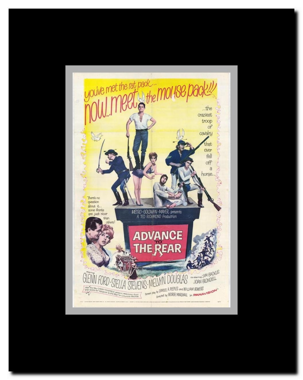 Advance to the Rear Framed Movie Poster