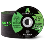 AdvanceUp 55-Pack 4-1/2 Inch Cut-Off Wheel, Professional Angle Grinder Cutting
