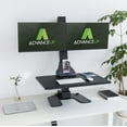 thumbnail image 1 of AdvanceUp  Electric Automatic Standing Desk Converter Riser with Dual Monitor, 1 of 10