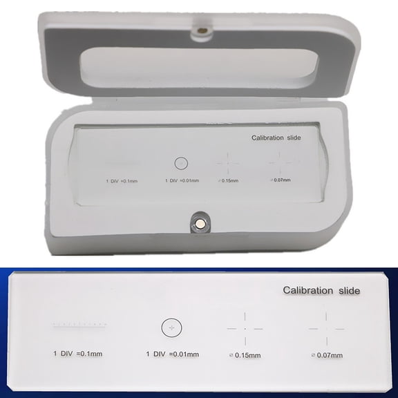Advanced 0 01Mm Microscope Slide Reticle Calibration Ruler High Precision Scale Fangkenuo