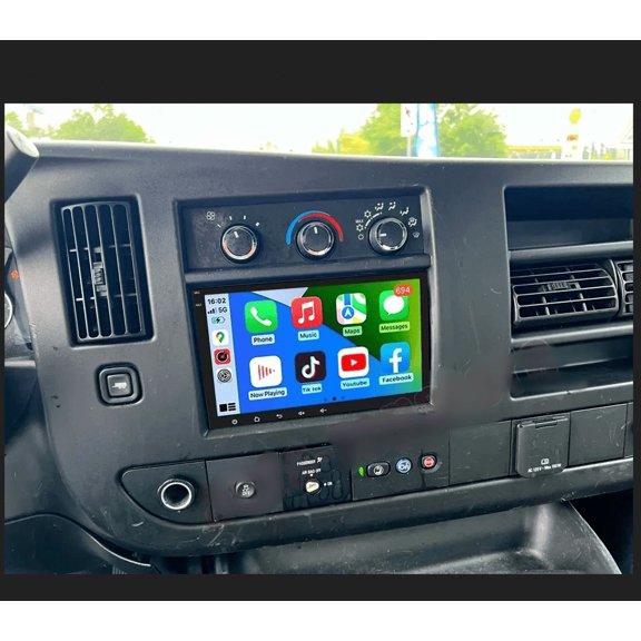 Advanced 2+32GB Android 15 Car Stereo For Chevrolet Express 2008-2024 Android Radio Stereo, 8inch Touchscreen with Wireless CarPlay & Android Auto, Complete with DAB+ Radio, DVR & DSP /AHD Camera