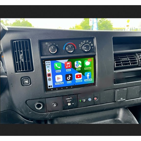 Advanced 2+32GB Android 15 Car Stereo For Chevrolet Express 2008-2024 Radio Stereo, 8inch Touchscreen with Wireless CarPlay & Android Auto, Complete with DAB+ Radio, DVR & DSP /AHD Camera