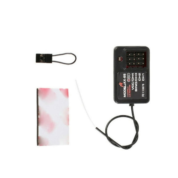 Advanced 2.4GHz RC Receiver 4CH, Anti-Jamming, 5g, Enhances Control Spare Part for RC Car and Boat Enthusiasts