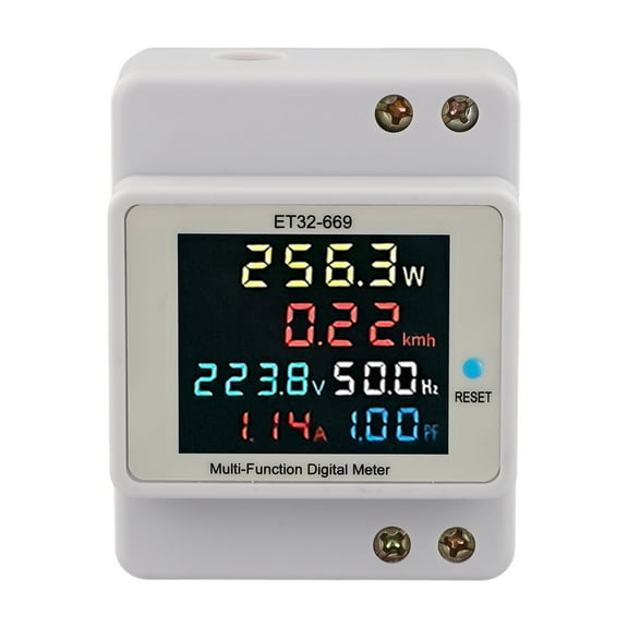 Advanced 220V 100A Electric Energy Frequency Meter with Fire Retardant Shell
