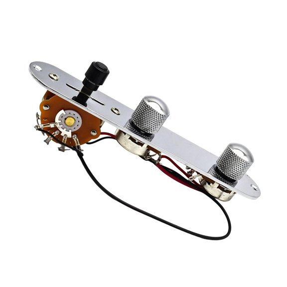 Advanced 3 Position Guitar Control Panel Featuring Smooth Textured Adjustment Knobs For Electric String Instruments