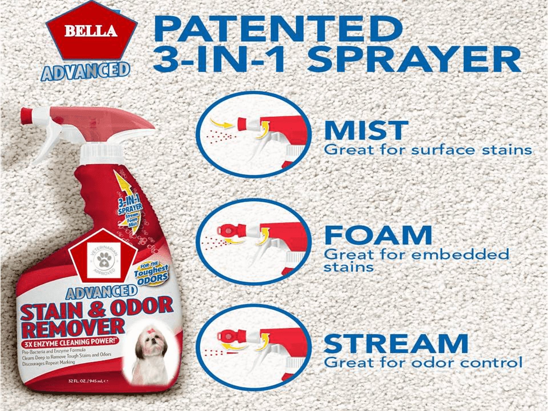 Advanced 3- in 1 Stain and Odor Remover For Small and Large Breeds - 32 oz.