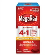 Advanced 4-In-1 Omega-3 Softgel, 900 Mg, 40 Count | Bundle of 2 Each