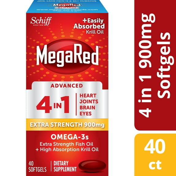 Advanced 4-In-1 Omega-3 Softgel, 900 Mg, 40 Count | Bundle of 5 Each