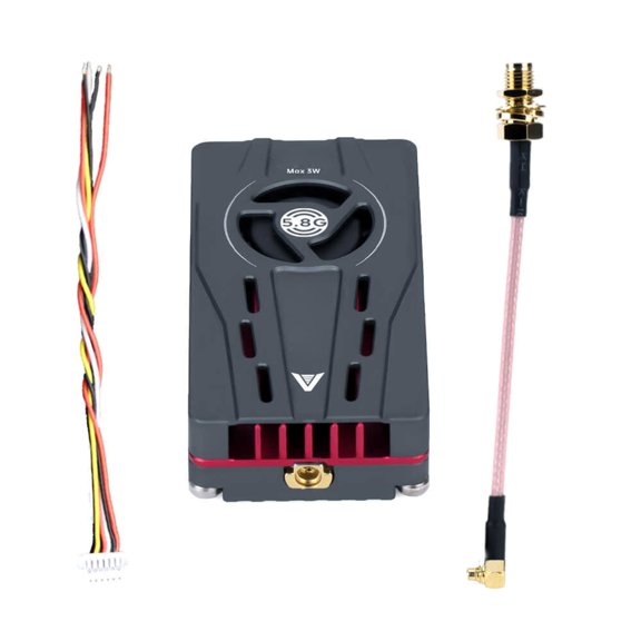Advanced 5.8Ghz 3W Double Cores Video Transmitter with Broad Spectrum Coverage for Professional