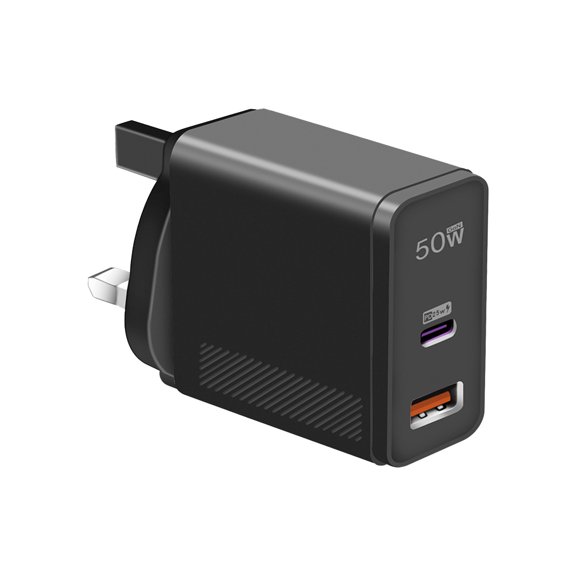 Advanced 50W Super Fast Charging USB C Power Port Universal Phone Charger Adapter