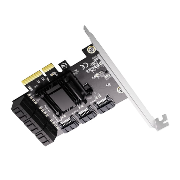 Advanced 9 Port SATA3.0 Expansion Card For PCIE 4X Delivering 6Gbps Speeds