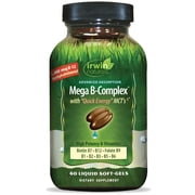 Irwin Naturals Advanced Absorption Mega B-Complex – 60 Liquid Soft-Gels