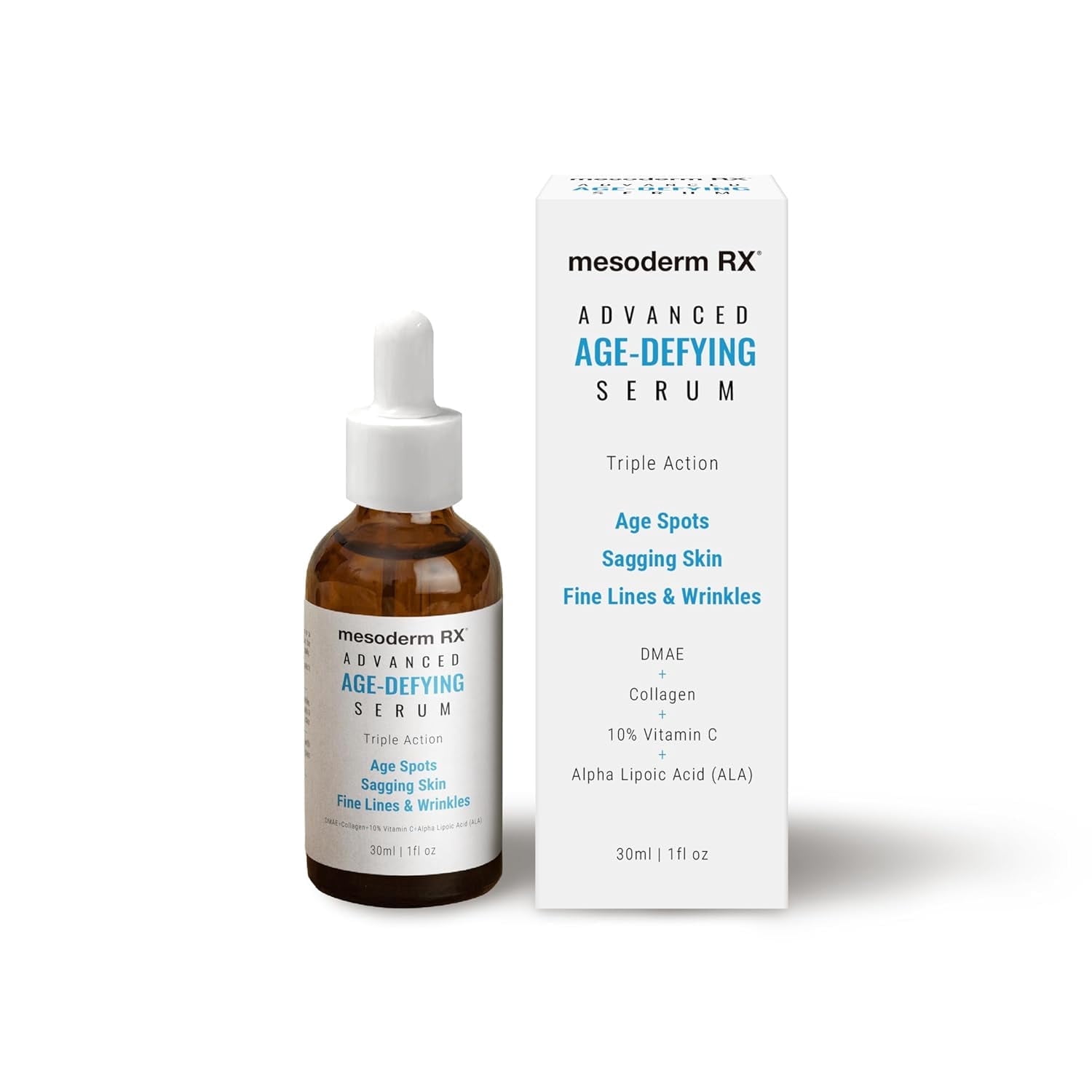 Advanced Age-Defying Serum, Triple Action for Age Spots, Sagging Skin, Fine Lines & Wrinkles, 1 fl oz