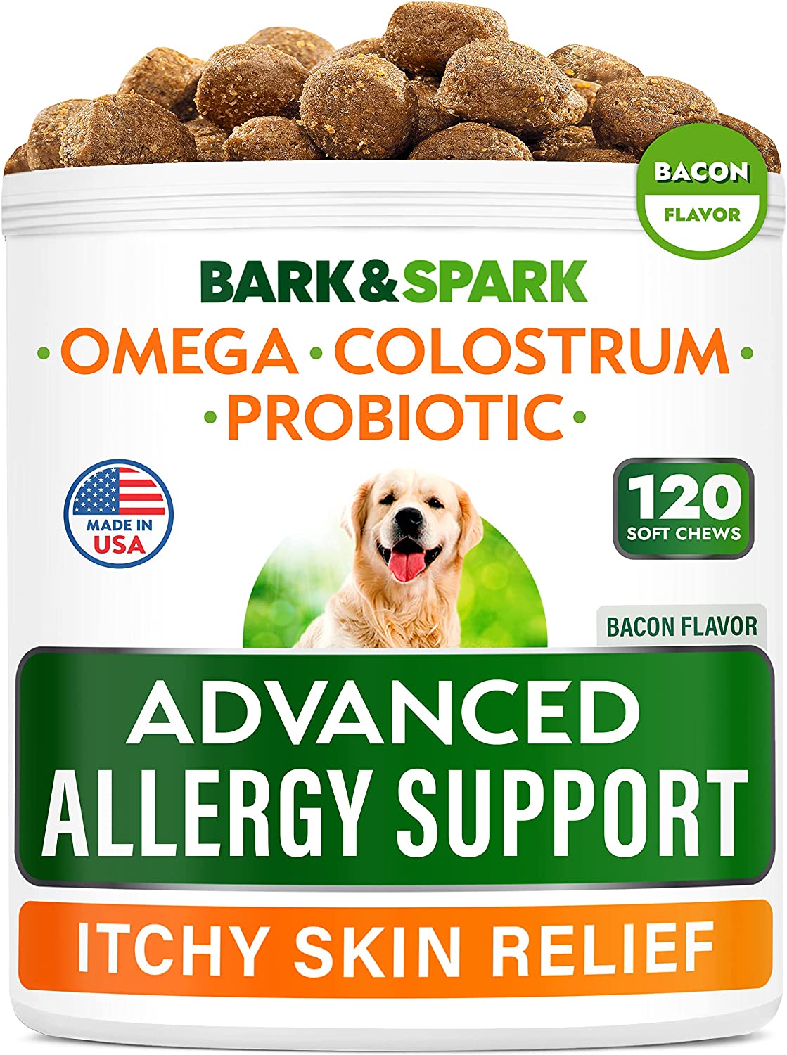 Oimmal Dog Allergy ReliefDog Allergy Chews (150 Soft Chews) Itch