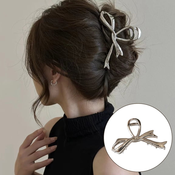 Metal Barrettes Fashion Barrettes Advanced Alloy Disc Hair Clips for Stylish Updos and Everyday Wear