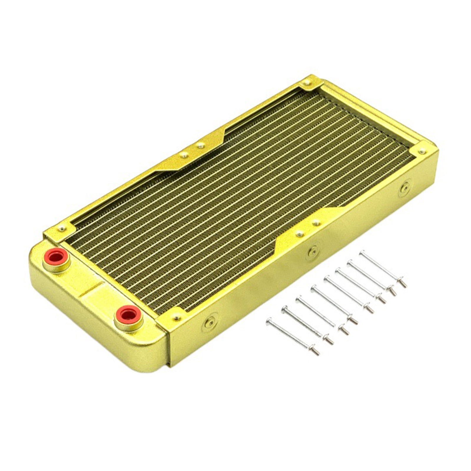 Water Cooling Radiator Computer Part Advanced Aluminum PC Water Cooling Radiator With 18 Tubes And Optimal ...