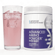 Advanced Amino Powder Mixed Berry - Essential Amino Acid Supplement, 30 Servings, 8 Essential Amino Acids, Post-Workout Recovery, Muscle Support, Energy & Stamina, Vegan, Gluten-Free, GMO-Free