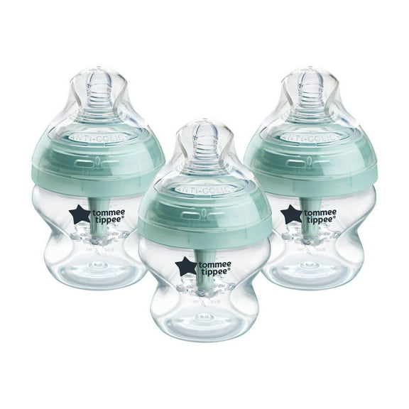 Advanced Anti-Colic Slow-Flow Breast-Like Nipple Baby Bottle - 5oz/3pk