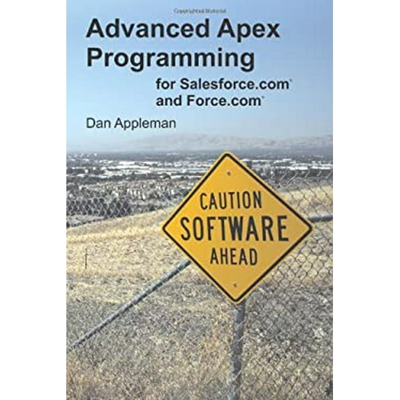 Pre-Owned Advanced Apex Programming for Salesforce.com and Force.com (Paperback) 1936754053 9781936754052