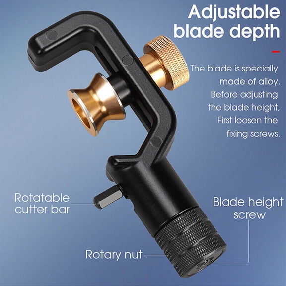 Advanced Armored Cable Stripper With Multi Core Optical Cable Compatibility 8-28.6Mm Gold Wheel Smile Home