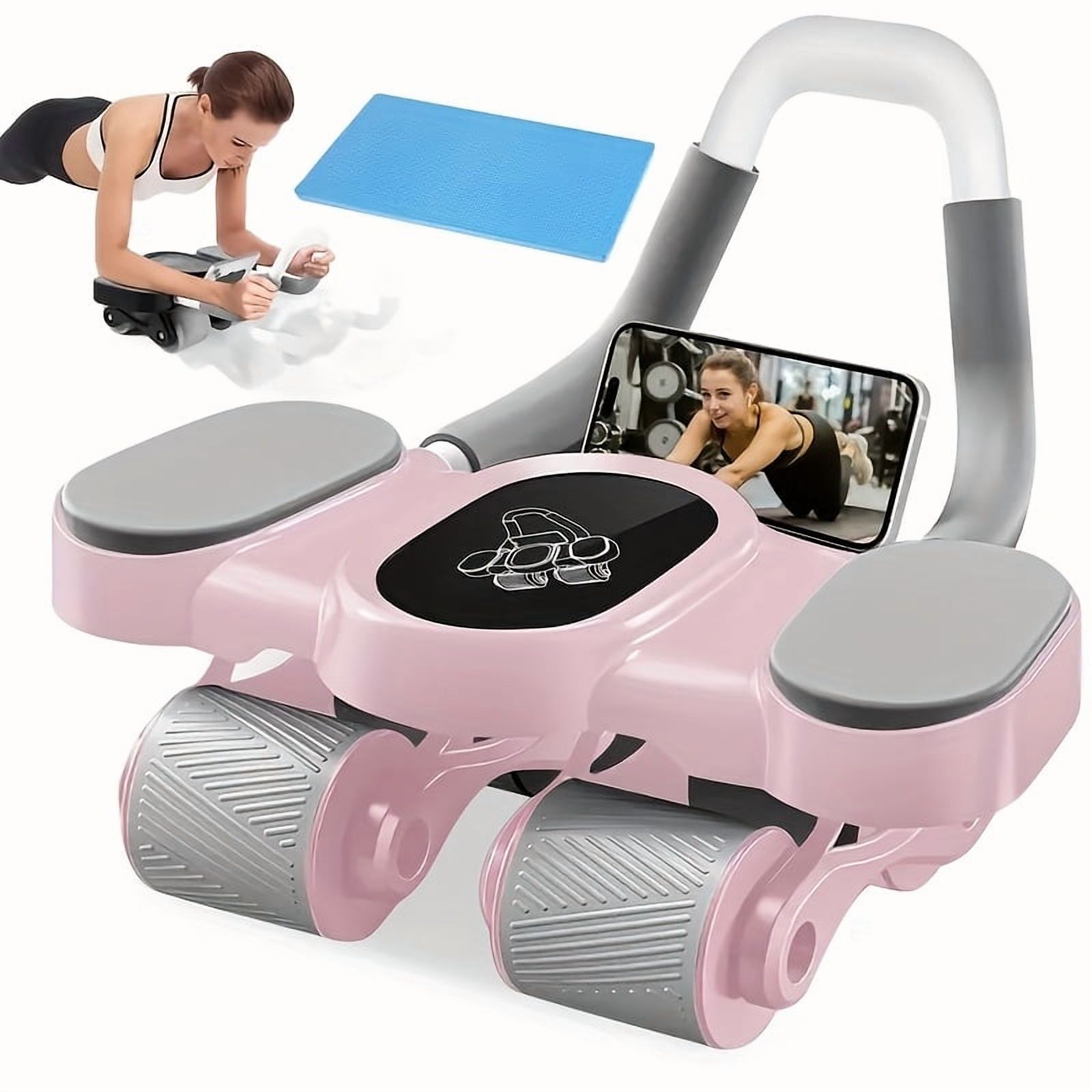 Advanced Automatic Rebound Abdominal Wheel – Non-Slip Handle, Core ...