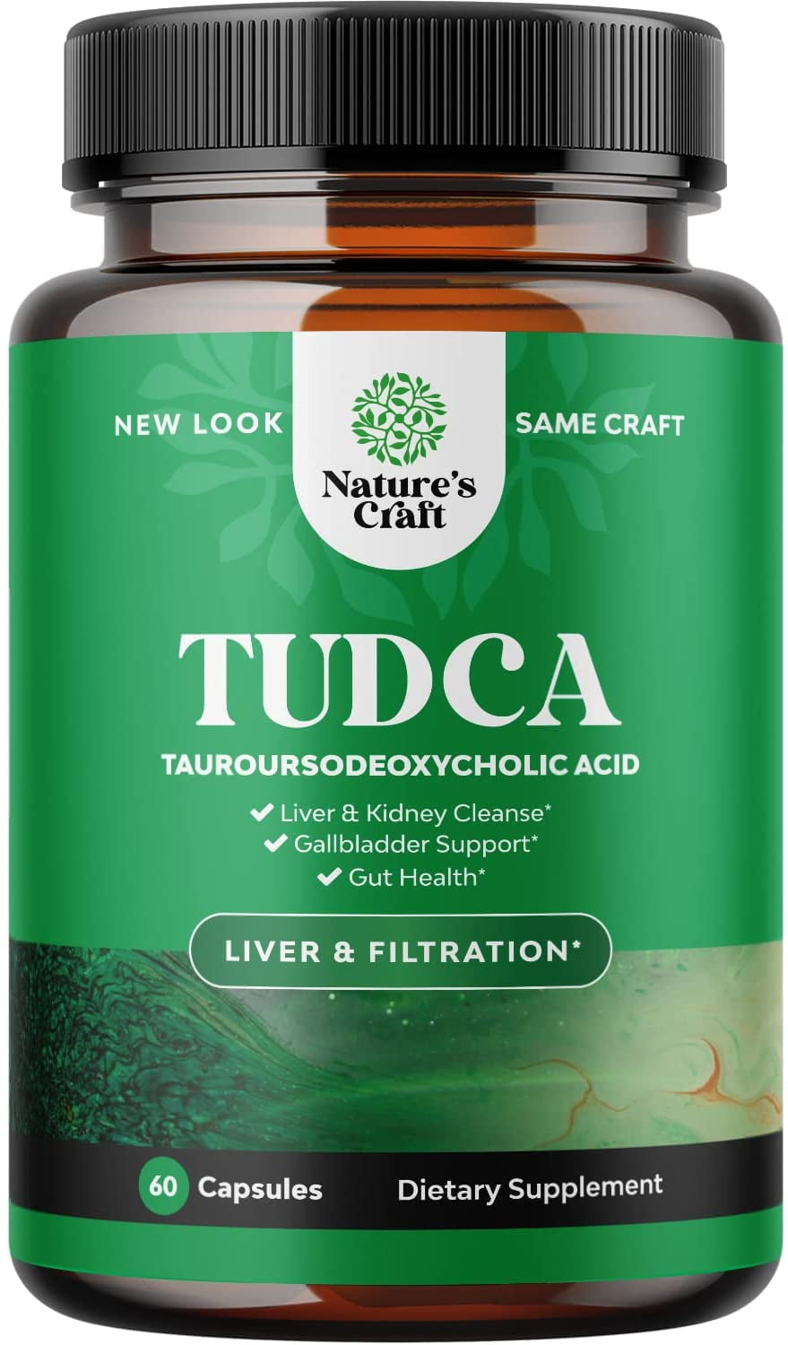 Advanced Bile Salt TUDCA Supplement Extra Strength TUDCA 500mg per