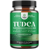 Advanced Bile Salt TUDCA 500mg per Serving Supplement - Extra Strength High Purity Tauro Ursodeoxycholic Acid Gallbladder Kidney and Liver Cleanse and Support