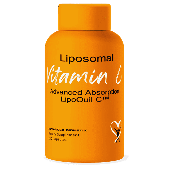 Advanced Bionetix Liposomal Vitamin C Supplement | LipoQuil-C Enhanced Absorption Technology | 120 Capsules 1000mg High Dose Fat Soluble Vita C | Immune Support Collagen Support