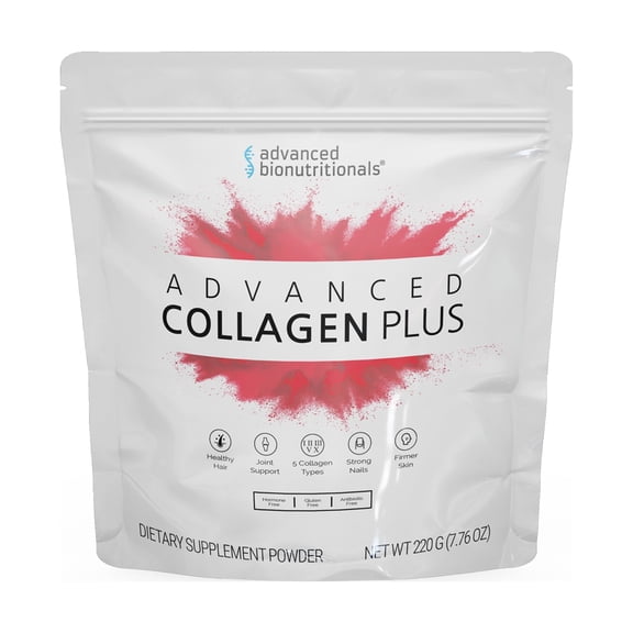 Advanced Collagen Plus - Premium Multi-Type Collagen Peptides for Skin, Hair, Joints & Gut Health (20 Servings)