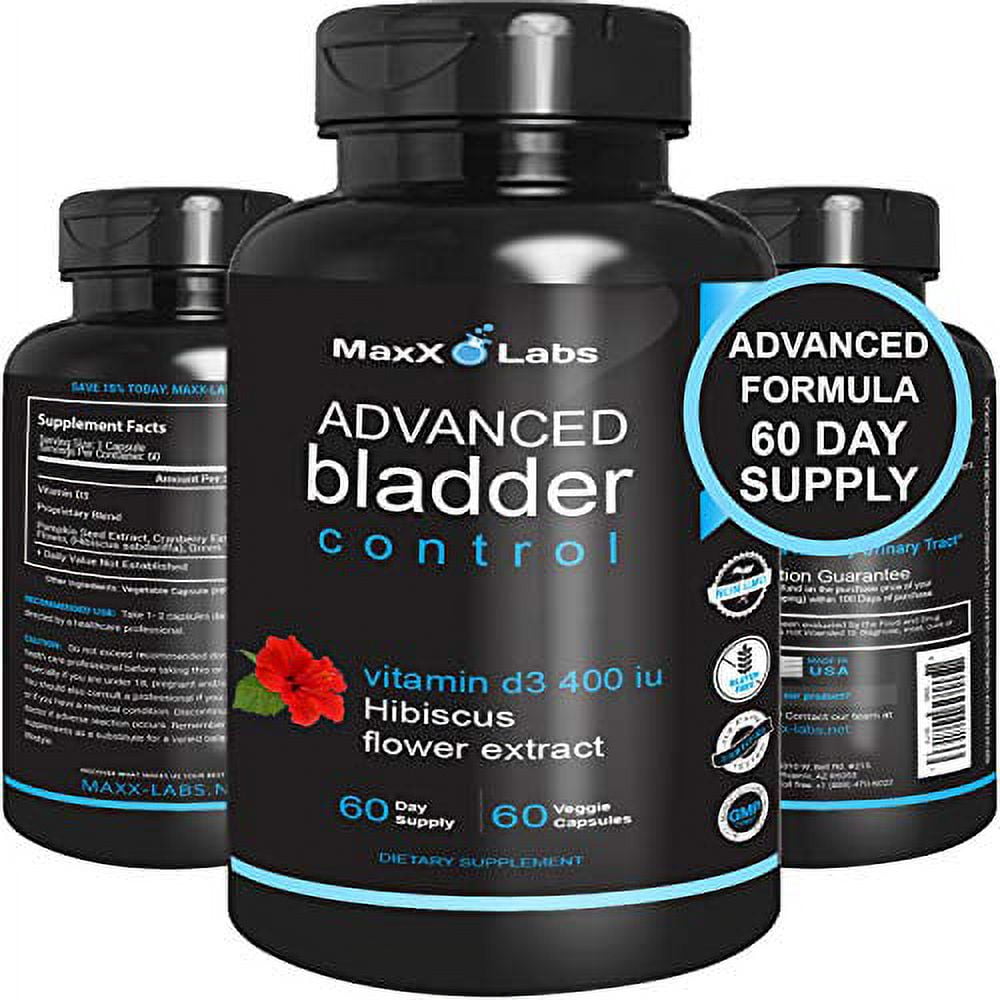 Advanced Bladder Control and UTI Potent Blend of Cranberry and Pumpkin Seed Extract & Vitamin