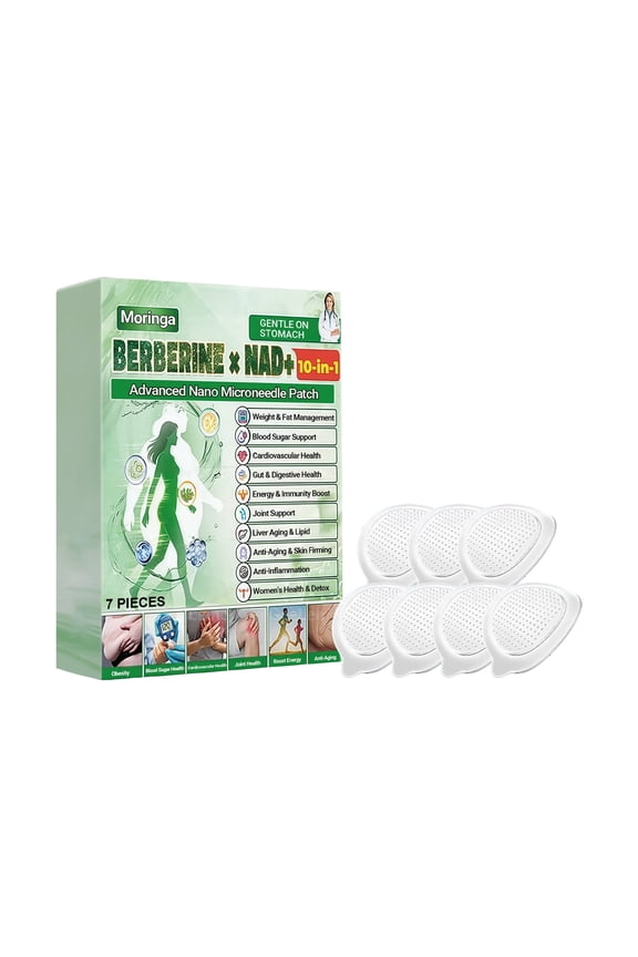Advanced Body Contouring Micro-Needle Patches, 7 Patches, Firming & Tightening, White