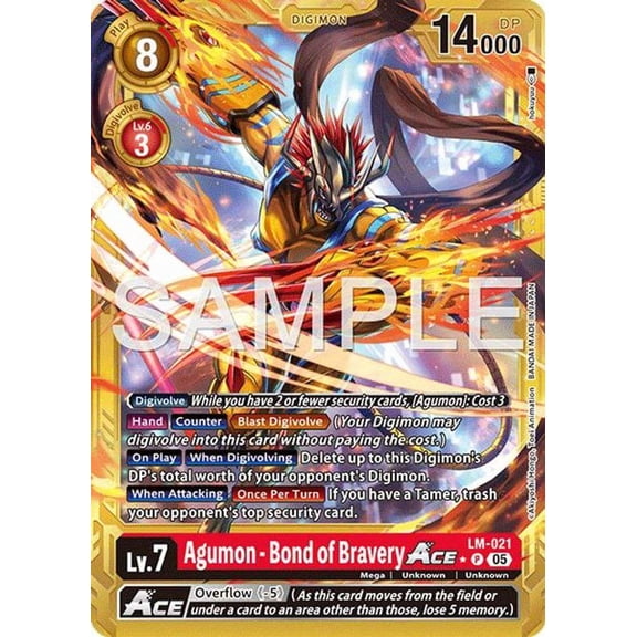 Advanced Booster Digimon Generation Agumon LM-021 [Reprint]