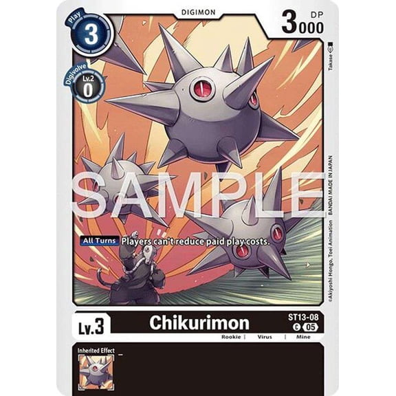 Advanced Booster Digimon Generation Chikurimon ST13-08 [Reprint]