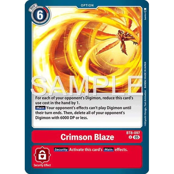 Advanced Booster Digimon Generation Crimson Blaze BT8-097 [Reprint]