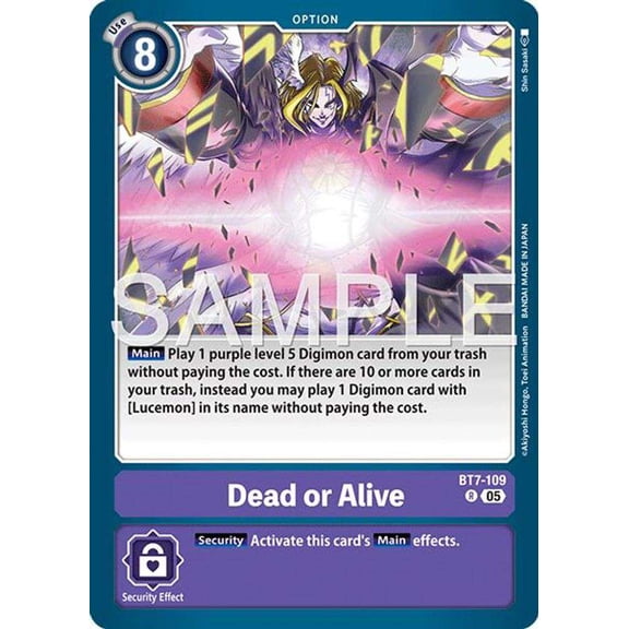 Advanced Booster Digimon Generation Dead or Alive BT7-109 [Reprint]